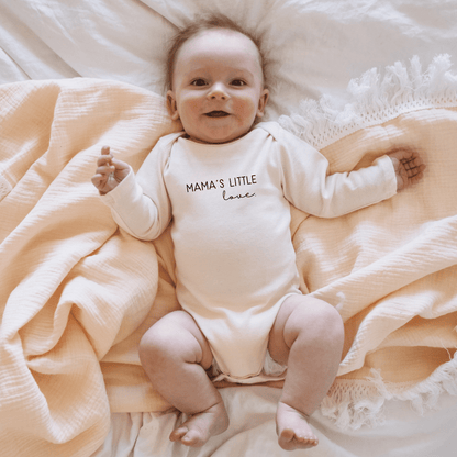 Mama's Little Love Organic Cotton Baby Bodysuit Long Sleeve