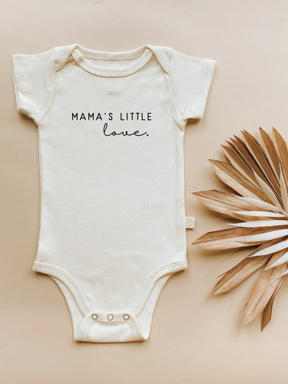 Mama's Little Love Organic Cotton Baby Bodysuit Short Sleeve